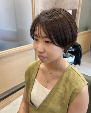ショート カラー 久木原 ゆりのヘアスタイル