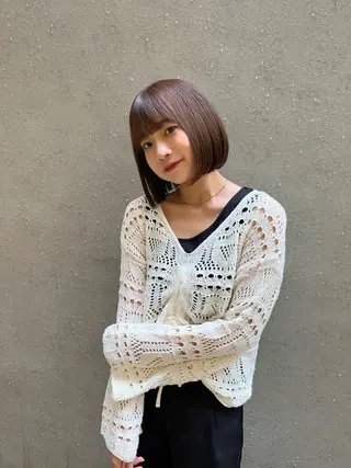 ミディアム 【ボブ限定✂︎】髪質 改善艶ボブ¦RICOのヘアスタイル