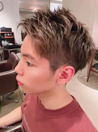 ショート メンズ 鎌田 愛のヘアスタイル