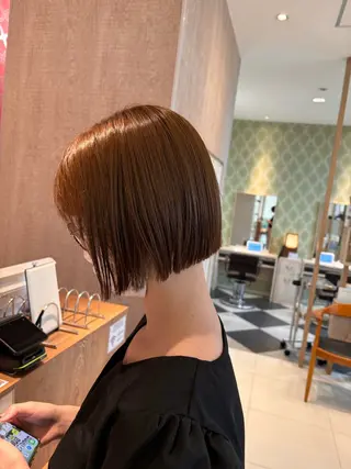 ミディアム 工藤 彩夏のヘアスタイル