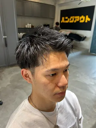 ショート メンズ HANGOUT/だん 短髪指名No.1のヘアスタイル