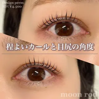 メンズ マツエク・マツパ アイブロウ Moyu eyelashのマツエク・マツパデザイン