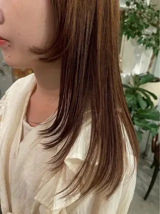 ロング 高原 優のヘアスタイル