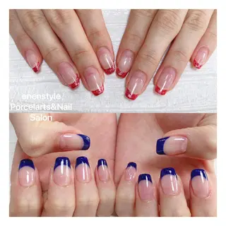 ミディアム ネイル 🐾enen style 🐾のネイルデザイン