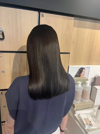 セミロング 髪質改善サロン 梅田/ヨナミネのヘアスタイル