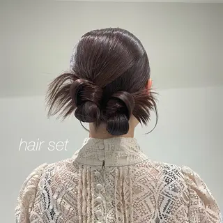 ヘアアレンジ kanon本厚木 シースルーマッシュのヘアスタイル