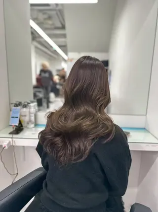 カラー トレンドスタイル🪞 ベージュブラウン🤎のヘアスタイル