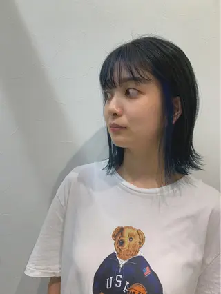 ミディアム 髪質改善×艶カラー 🌼Haru🌼のヘアスタイル