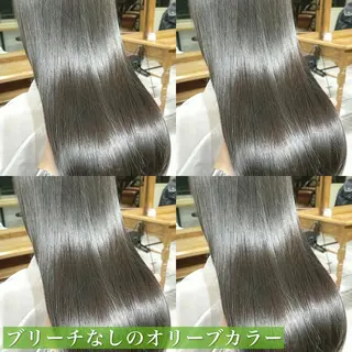 セミロング カラー navile原宿 yumaのヘアスタイル