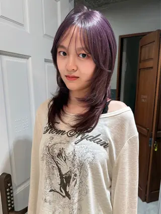 セミロング カラー mai / linoah˚✧のヘアスタイル
