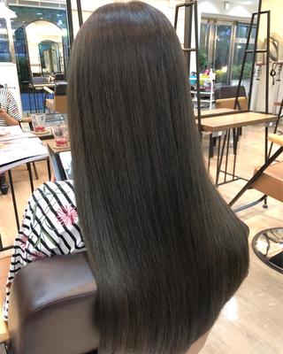 ロング 植田 敬太のヘアスタイル