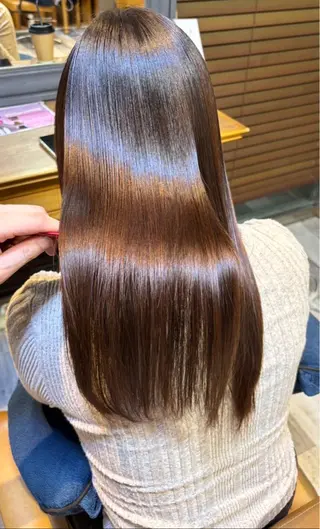 セミロング 艶カラー✨ RYUNOSUKEのヘアスタイル