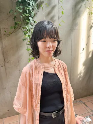 ショート パーマ 大橋 芽衣のヘアスタイル