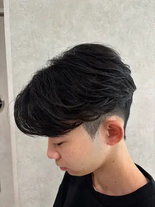 ミディアム パーマ メンズ 💠メンズ縮毛矯正 /パーマ💠林慶太のヘアスタイル