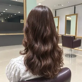 セミロング パーマ 韓国風/コテ巻き風 パーマ🌿るいのヘアスタイル