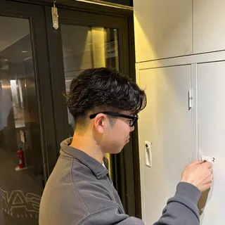 パーマ メンズ おくにし はなのヘアスタイル