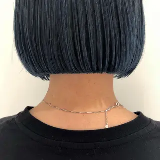 ミディアム カラー yajima Moemiのヘアスタイル