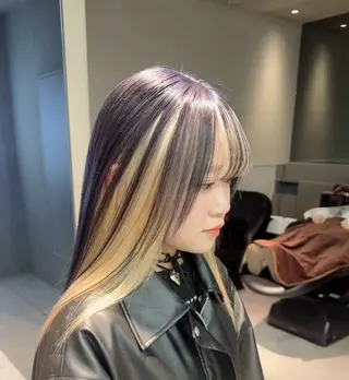 ロング カラー 🎀リオ🎀/ 推しカラーのヘアスタイル