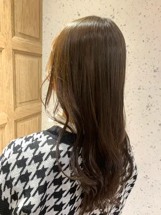 ロング カラー 草野ゆずき⌇縮毛矯正 ⌇Wカラー⌇レイヤーのヘアスタイル