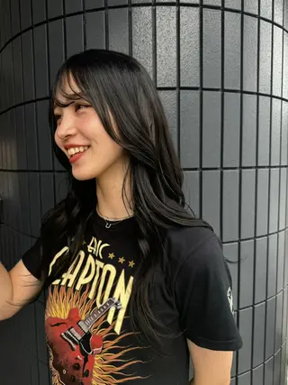 ロング 盛れる透明感カラー ♡ayana♡のヘアスタイル
