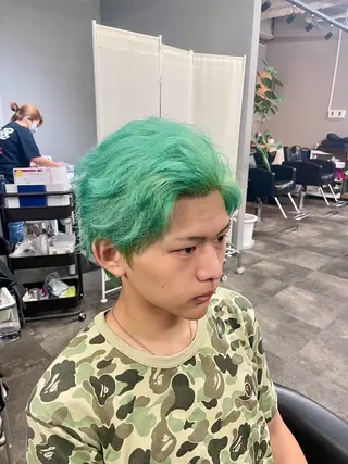 カラー メンズ 🌹ミラクル美容師 🌹✨クッポ✨のヘアスタイル