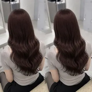 セミロング カラー coco ウナのヘアスタイル