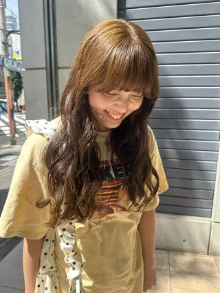 ロング カラー 名古屋カラー ひかりのヘアスタイル