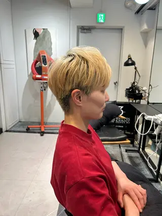 ショート カラー 安福 椎南のヘアスタイル