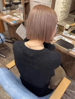 ショート 🍒暖色🍒髪質 改善_yura🐰のヘアスタイル