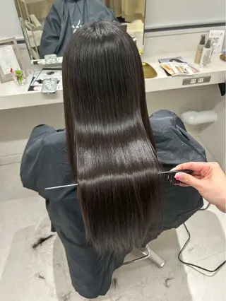 ロング SLASHスラッシュ 小川花鈴のヘアスタイル