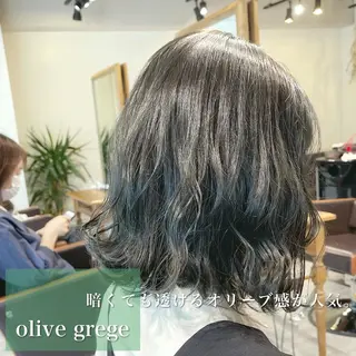 ミディアム カラー navile原宿 yumaのヘアスタイル