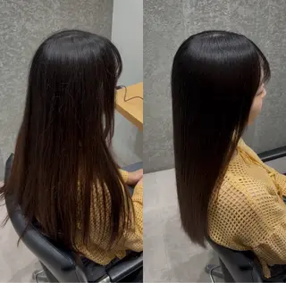 ミディアム 髪質改善ヘアケア 艶髪特化/上田のヘアスタイル