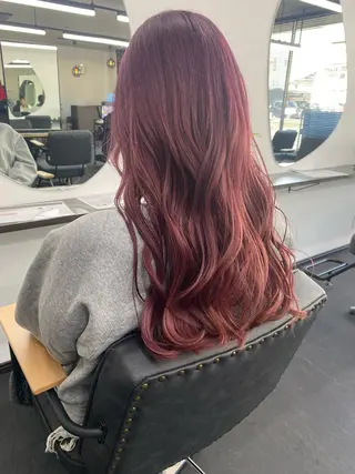 セミロング カラー 山﨑 大暉【ダブルカラー】のヘアスタイル