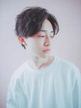 メンズ ヒロキ モテ透明感カラーのヘアスタイル