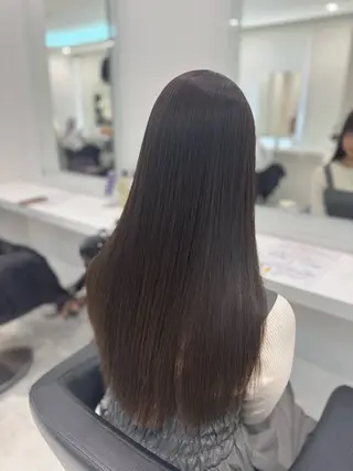 ロング 韓国× ベージュ特化🤎のヘアスタイル