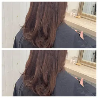 ミディアム カラー PutiLuca 浅川のヘアスタイル