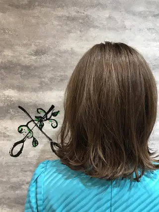 ミディアム カラー Blanco Color&Careのヘアスタイル