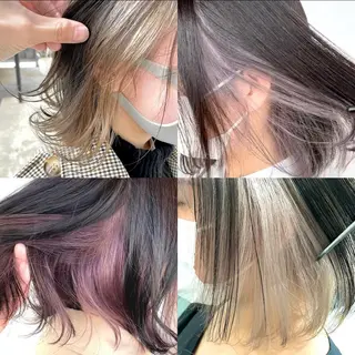 ミディアム 番口 真七斗のヘアスタイル