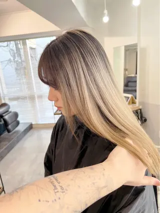 セミロング カラー 指名数No.1 /NAOYAのヘアスタイル
