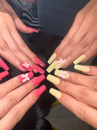 ネイル 33nail✴️栄 スミレ❇️Gel-xのネイルデザイン