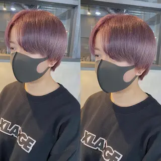 ショート カラー yoriダブルカラー 代表すがわらのヘアスタイル