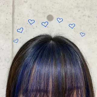 ショート カラー ブリーチ/推しカラー moe🐰🌷のヘアスタイル