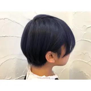ショート カラー パーソナルカラー診断 できます 木曽 主博のヘアスタイル