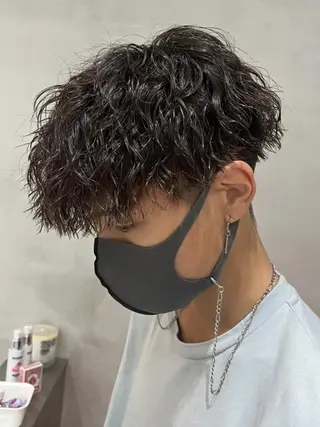 ショート パーマ メンズ SENTA✨メンズ パーマ✨fifth栄のヘアスタイル