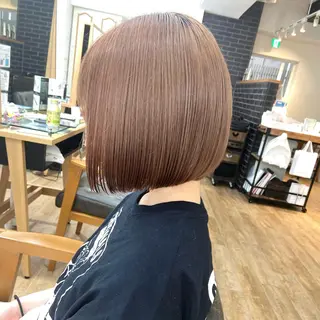 ショート カラー パーマ ヘアアレンジ メンズ キッズ ネイル マツエク・マツパ 横浜Bob美容師🤎 ERINAのヘアスタイル