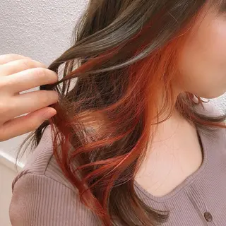 セミロング カラー マンツーマンサロン 🤍Tanakaのヘアスタイル