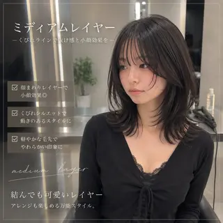 ロング カラー 縮毛矯正カラー大宮 💖レイヤー/虎白のヘアスタイル