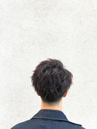 ショート メンズ 優真/難波で 1番パーマが上手いのヘアスタイル