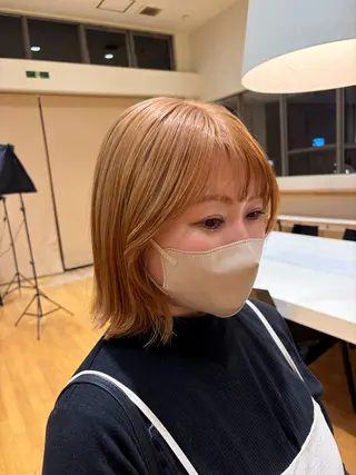 ミディアム 梶原 美保のヘアスタイル
