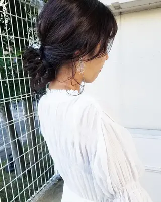 ヘアアレンジ 🙃 透明感カラー/ボブのヘアスタイル